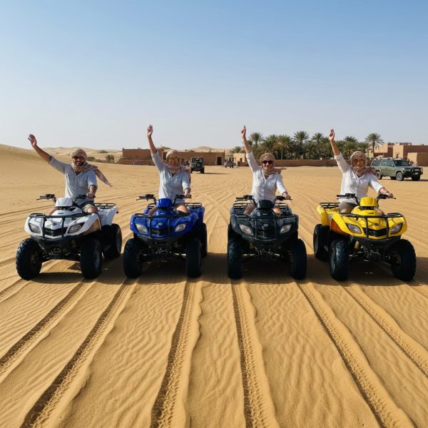 Enjoy an exhilarating quad bike ride over the golden sand dunes