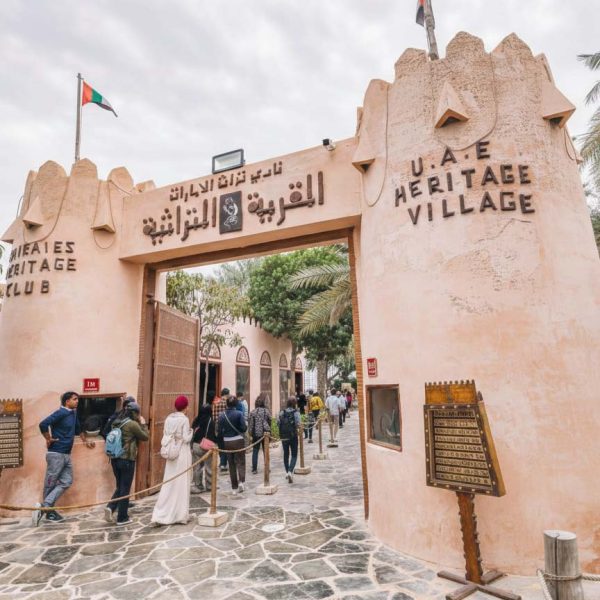 UAE Heritage Village Abu Dhabi cultural stop included in UAE tourism and desert safari tours